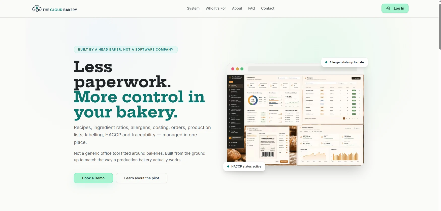 The Cloud Bakery OS